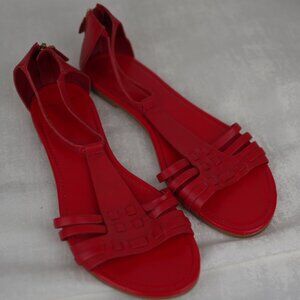 COLE HAAN WOMENS 9.5 SHOE SANDALS RED